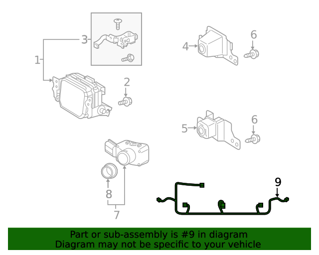 20192022 Toyota Avalon Wire Harness 8211407030 Toyota Parts