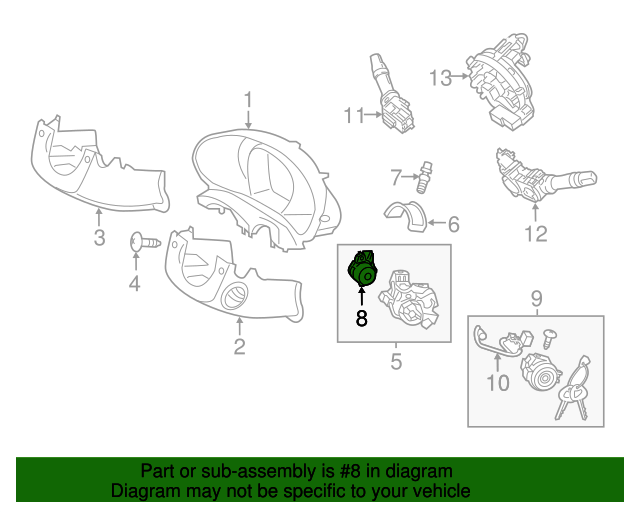 931103S000 Ignition Switch 20112019 Kia Kia.Parts Store