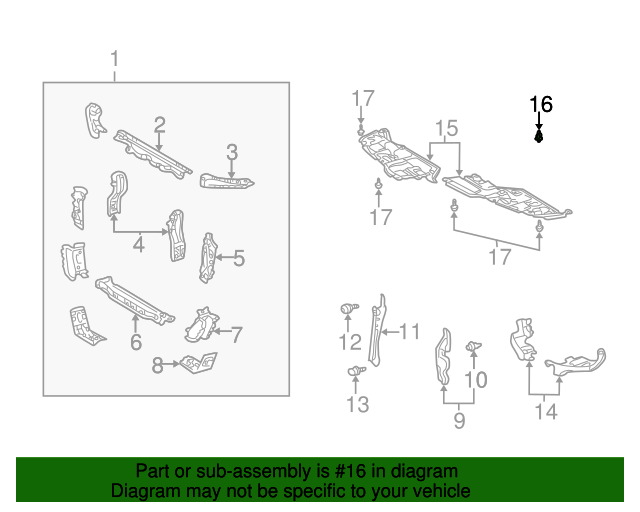 Fender Liner Clip Toyota (9046707201)