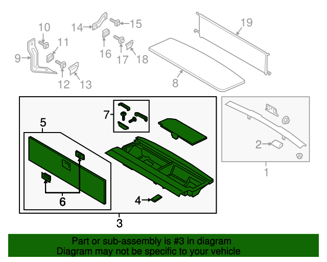 20182021 Ford Expedition Floor Cover JL1Z40310B16BD Blue Springs Ford Parts