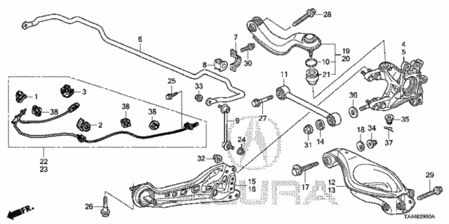 Rear Lower Arm for 2017 Acura RDX #0