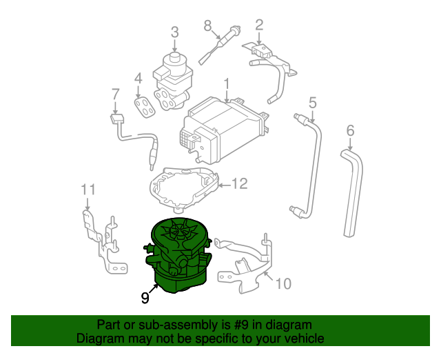 2006 Subaru OEM NEW 2006 Subaru Forester Impreza WRX Secondary Air