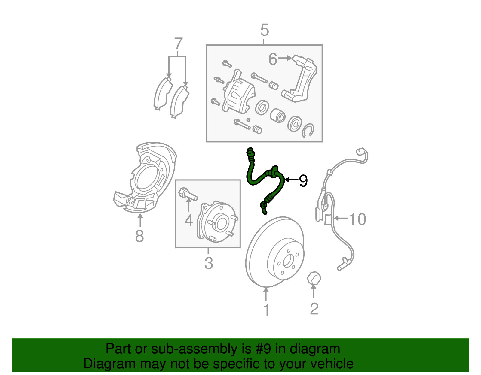 Flex Hose - Toyota (90947-A2042)