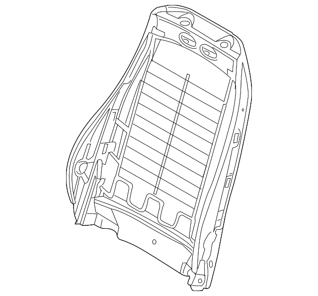 52107053937 20032008 BMW Z4 Seat Back Frame (52107053937) BMW