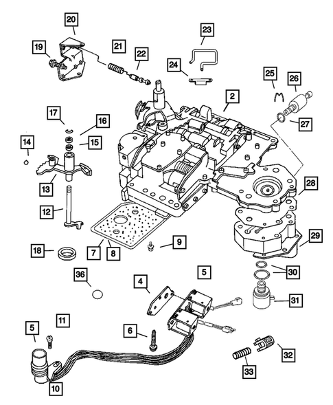 Valve Body for 2004 Jeep Grand Cherokee #0