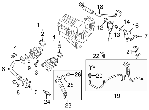 thumbnail image 2 of Hella Pierburg EGR Valve With Gasket – For Audi A4 Quattro S8 VW Passat – 7.22560.43.0 2 of 4