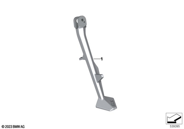 77255A784B1 - Side Stand 2023-2024 BMW-Motorrad | BMW Motorrad USA