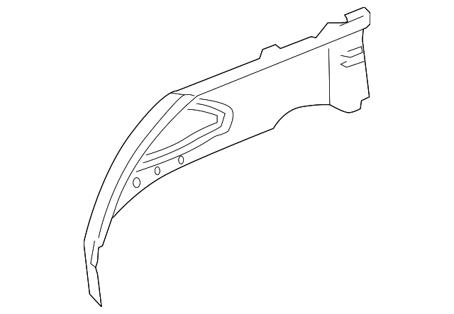Passenger Side Rear Inner Wheelhouse Panel - GM (15266709)