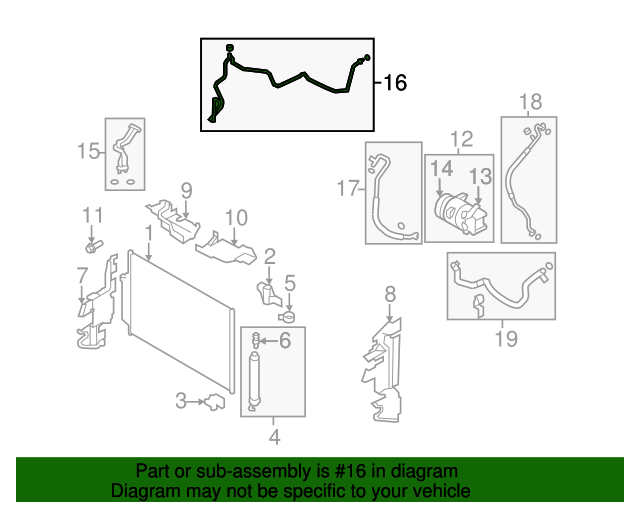 92440-1AA0A - Liquid Line - 2009-2014 Nissan Murano | Nissan OEM Parts ...