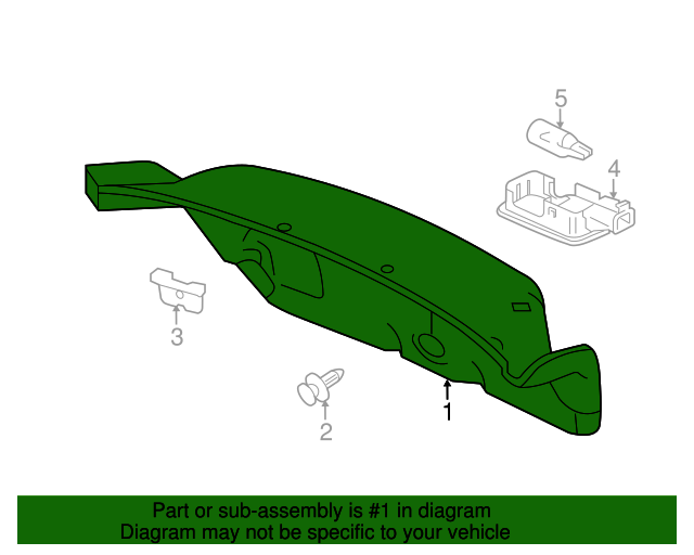 84630T3LA03ZA Lining Assembly Trunk Lid *NH85L* (Gray Eleven
