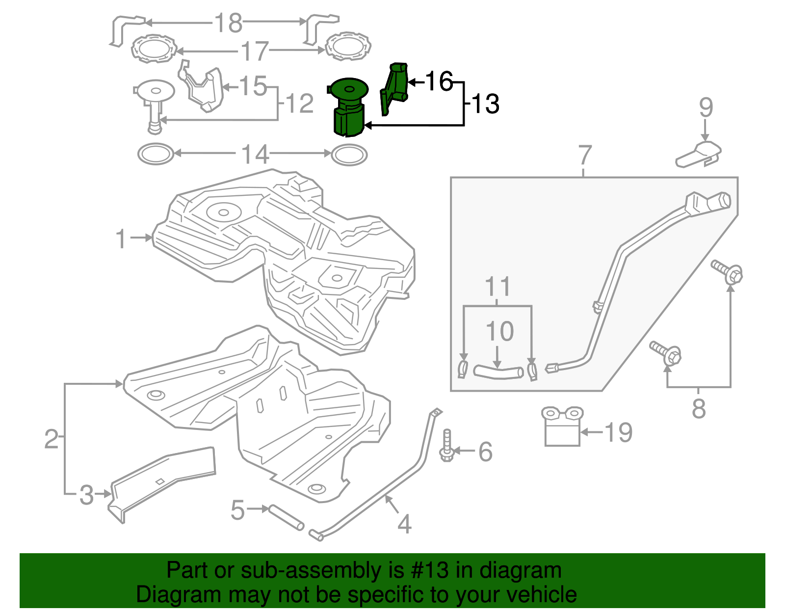 Fuel Pump Assembly - Ford (GD9Z-9H307-B)