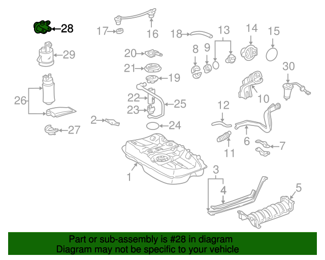 19972003 Toyota Fuel Pressure Regulator 2328074170 Toyota Parts