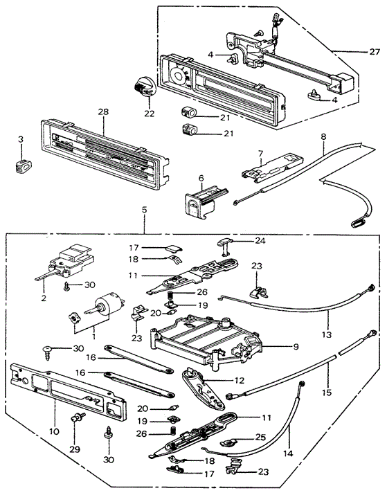 Heater Lever (1) for 1981 Honda Civic Honda Parts Online
