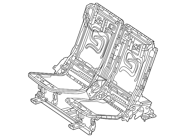 167-930-09-02 - Seat Frame 2020-2024 Mercedes-Benz | Mercedes-Benz 