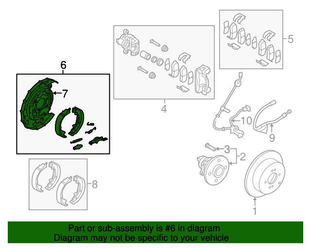 584101G300 Parking Brake 20062011 Kia Kia.Parts Store