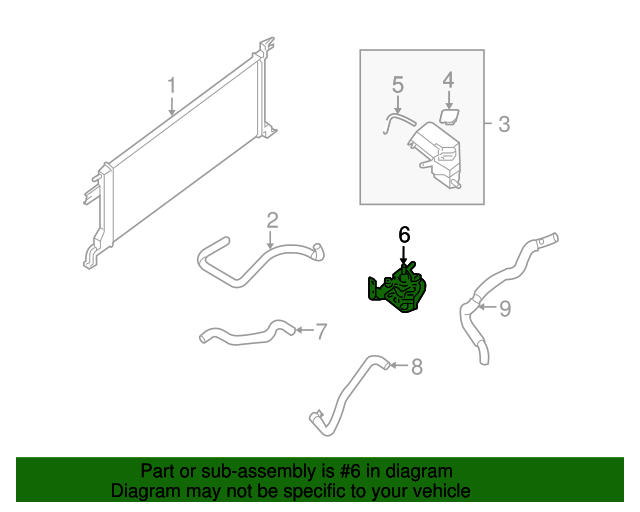 21580JA800 Water Pump 20072011 Nissan Altima World OEM Parts Nissan