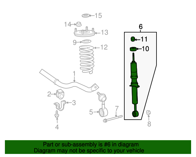 20072019 Toyota Tundra Shock Absorber 4851009897 Toyota Parts Center