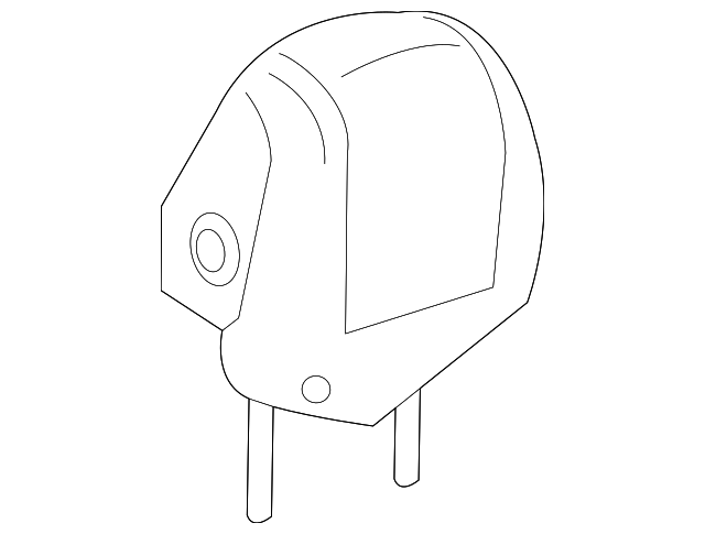 Light Platinum Front Seat Head Restraint - GM (84107601)