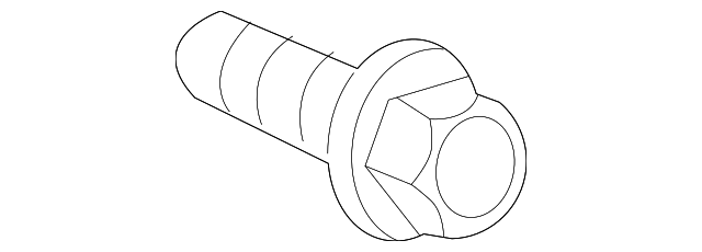 Disc Brake Caliper Bracket Mounting Bolt - GM (11570581)