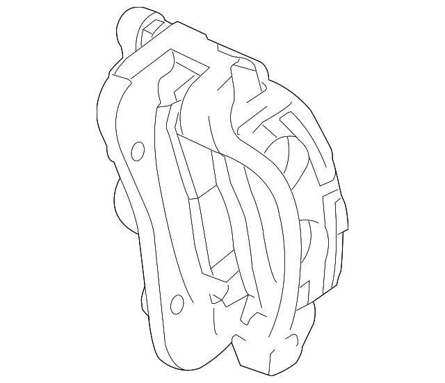 Front Passenger Side Disc Brake Caliper Assembly - GM (89040312)