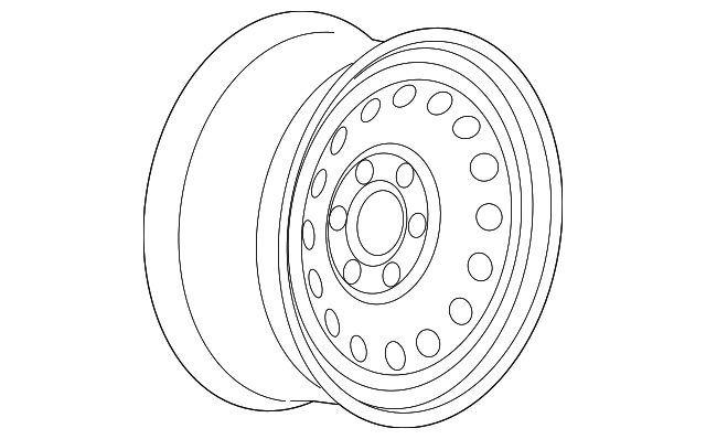 Painted 18x8 Wheel - GM (9597730)