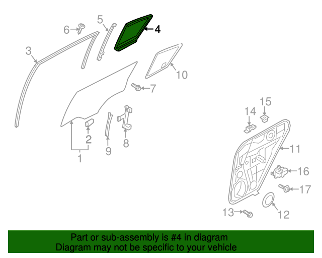83543D9000 Glass WeatherStrip 20172022 Kia Sportage Kia.Parts Store