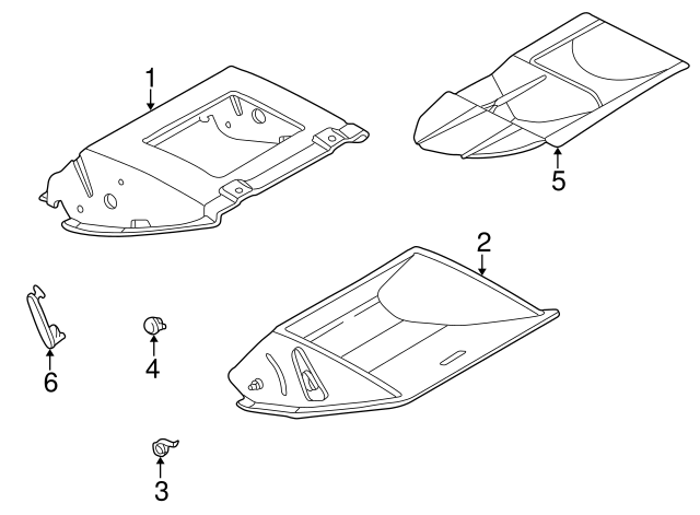 51458224889 - 1995-2001 BMW Glove Box (51-45-8-224-889) | BMW of 