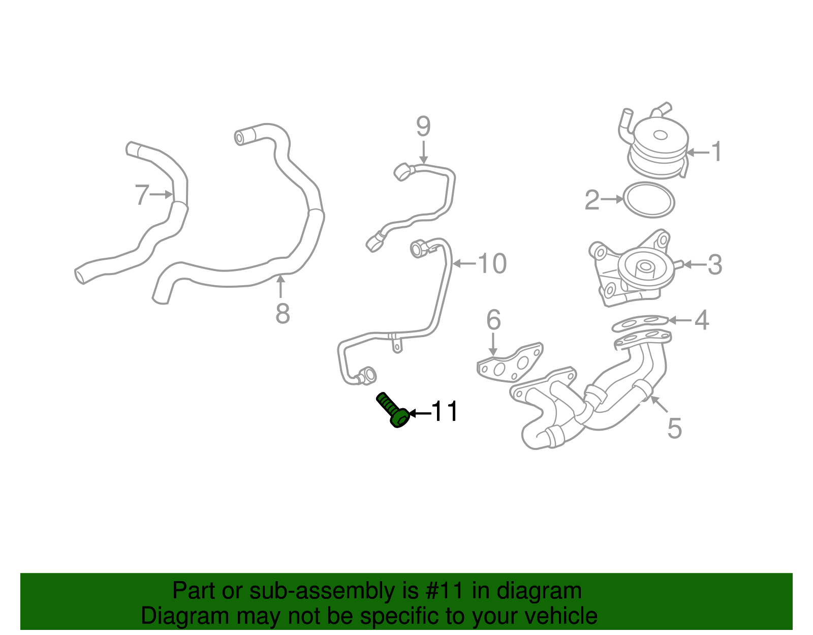 Oil Pipe Union - Toyota (90401-16043)