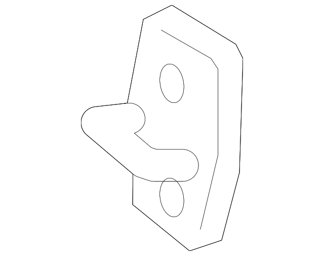 Bright Side Door Latch Striker - GM (86785938)