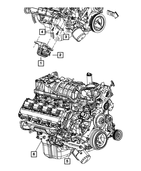 Engine Mounting for 2018 Ram 2500 | Wholesale MOPAR