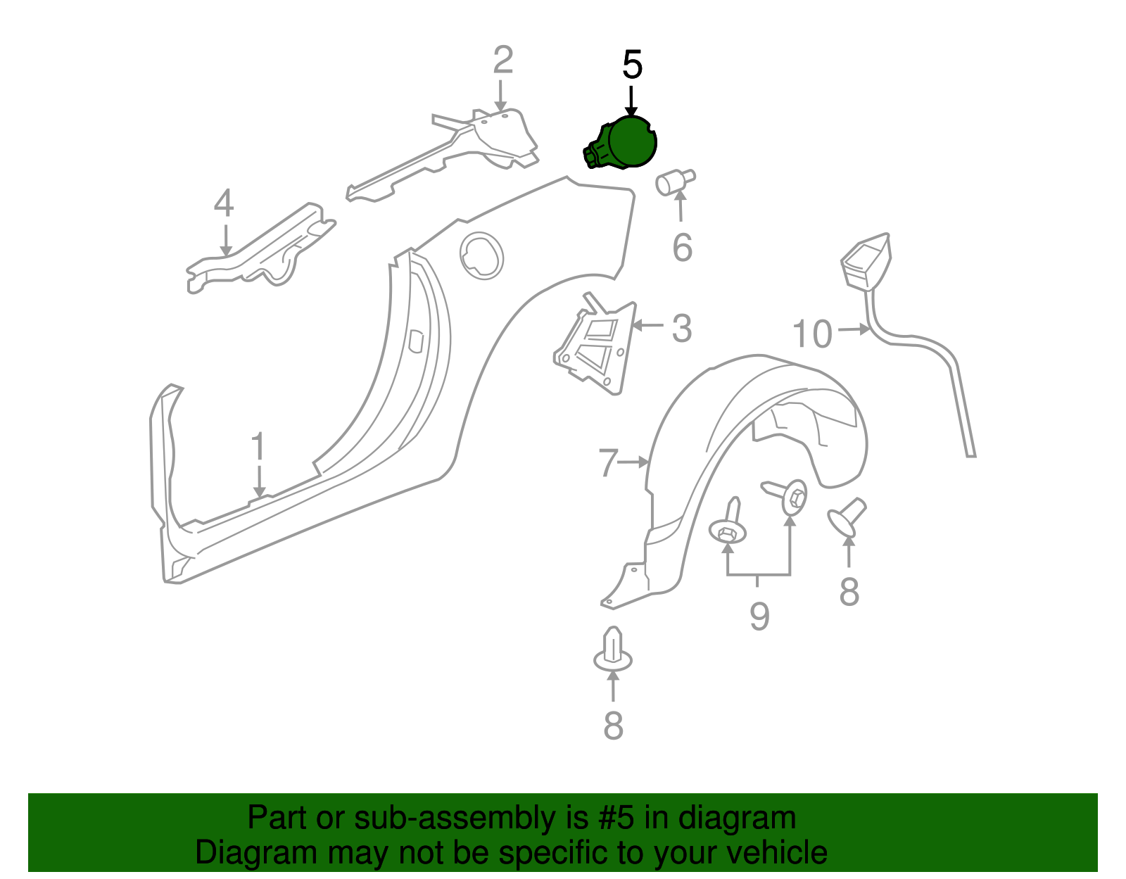 Door Assembly-F/Tnk Fil - GM (10369847)