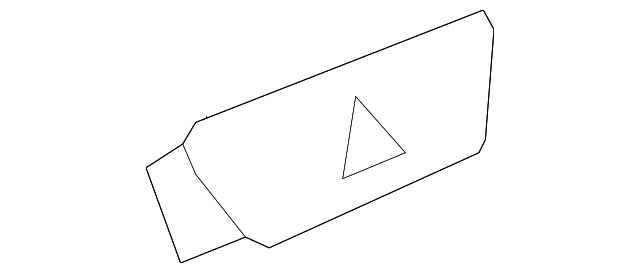 Black Hazard Warning Switch - GM (84428087)