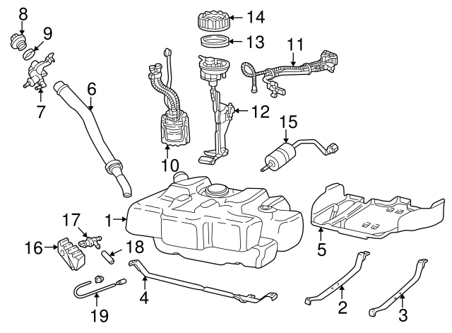 2002-2005 Porsche 911 Fuel Pump 996-620-057-92 OEM Parts Online