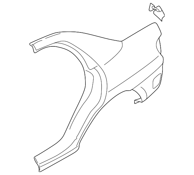 20022007 Subaru Impreza Quarter Panel 51439FE122 Subaru Parts Store