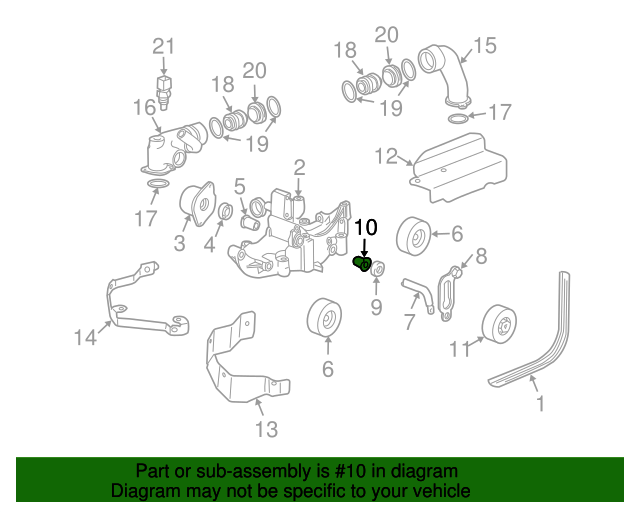 Genuine Porsche 99611521371 Belt Tensioner Pulley Bracket FREE