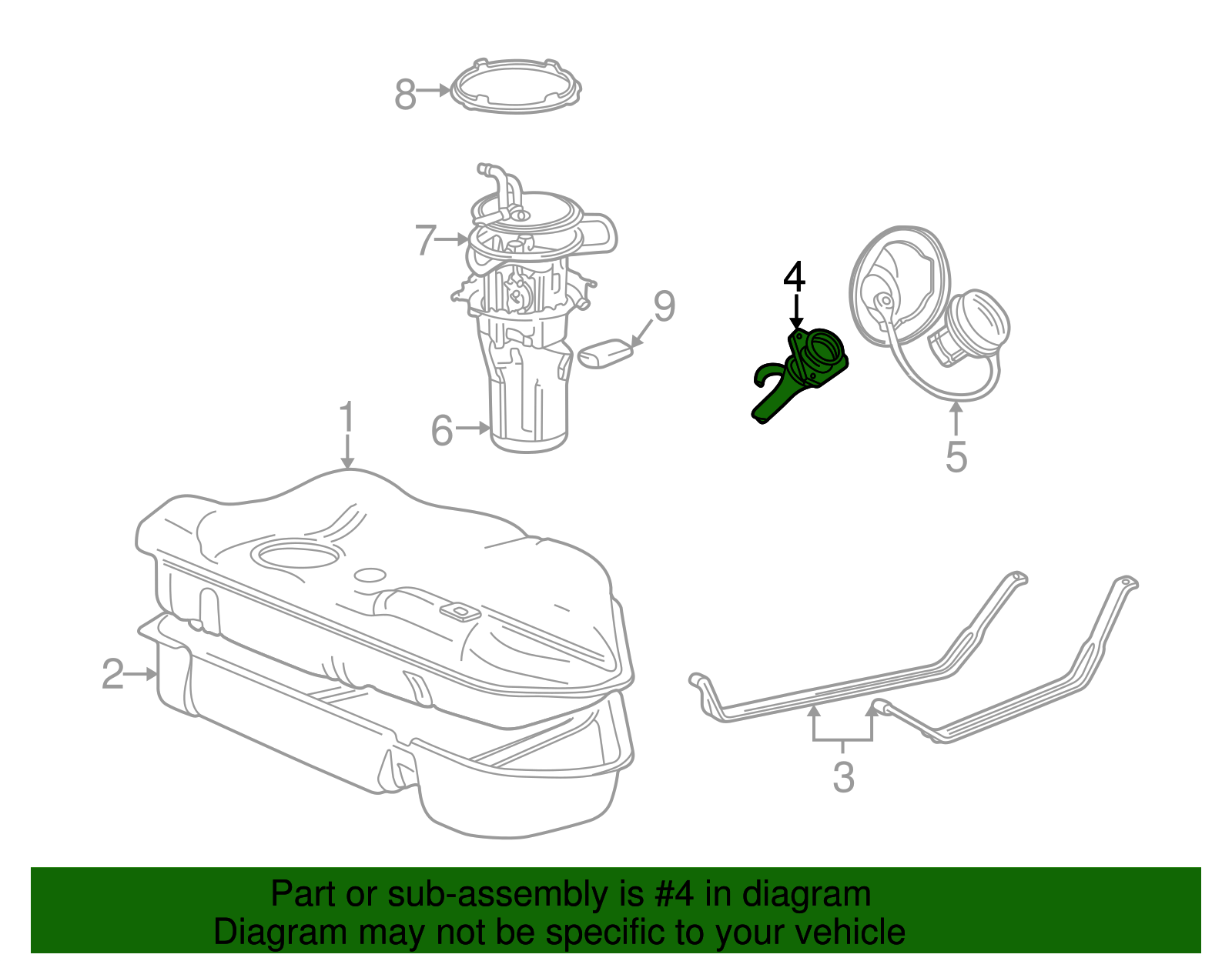 Filler Neck - Ford (YF1Z-9034-AFFV)