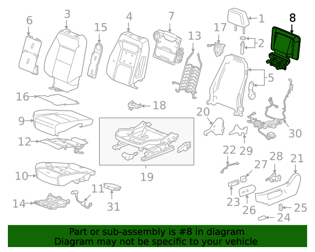Genuine OEM DVD Unit Part 85100044 Fits 20212024 GM Up To 35 Off On