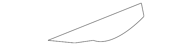 Driver Side Body Hinge Pillar Inner Panel Seal (15847609)