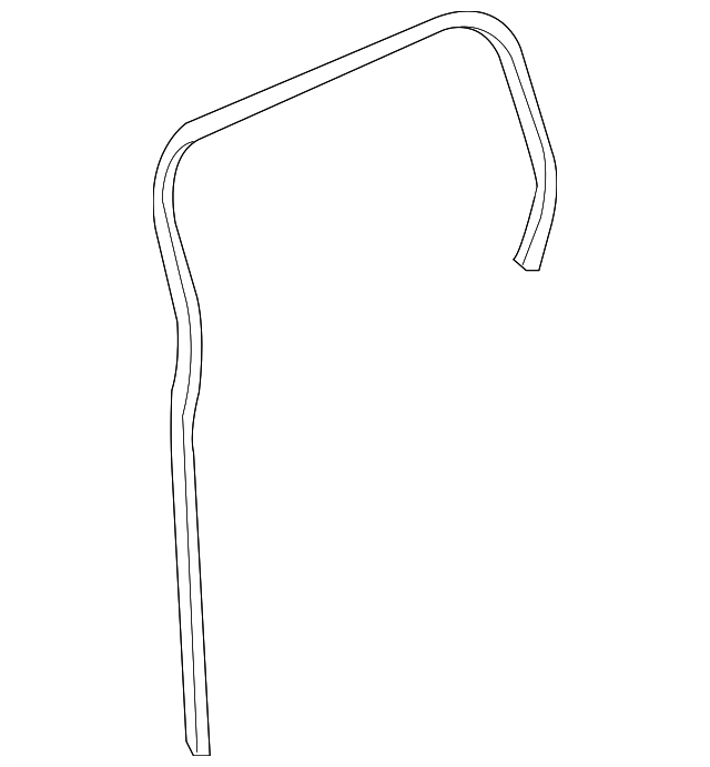 Weatherstrip Assembly-Rear S/D Auxiliary - GM (25931889)