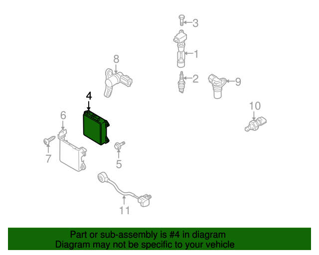 OEM Mazda Pcm For 20062007 Mazda 5 Part L3P718881R0J Suburban