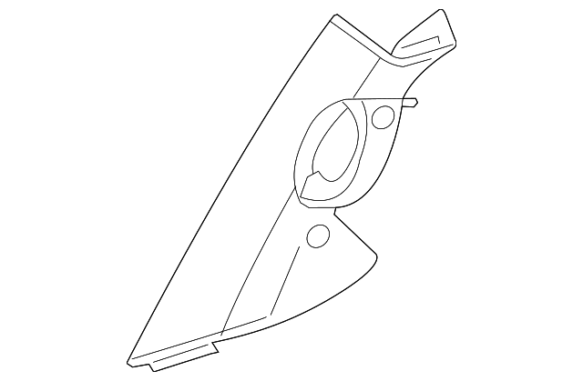 CHRYSLER OEM Interior-Wndshld Pillar Trim Right 5JY54BDXAE