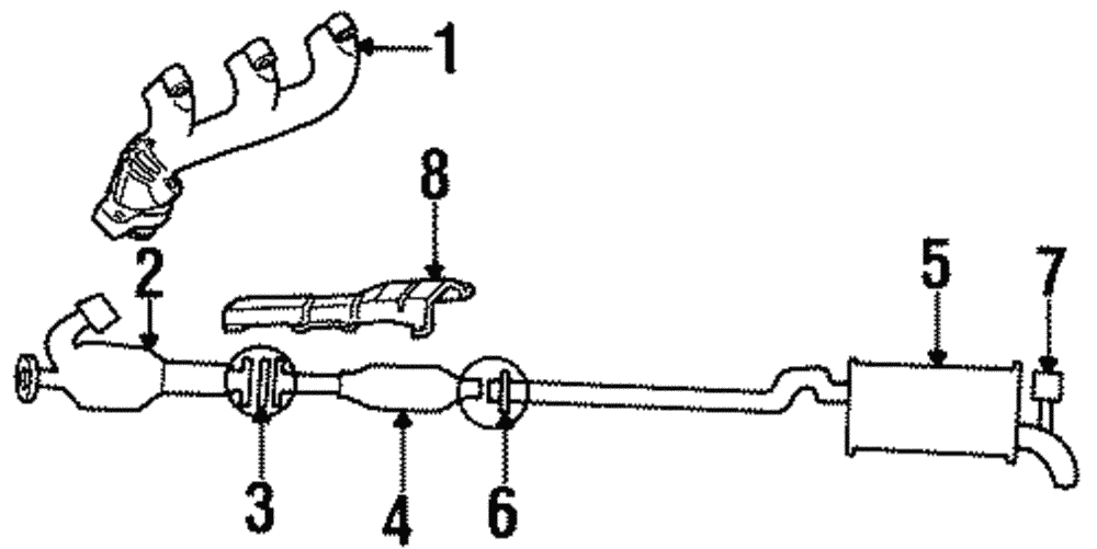 Muffler Insulator - Ford (E8OY-5F262-B)
