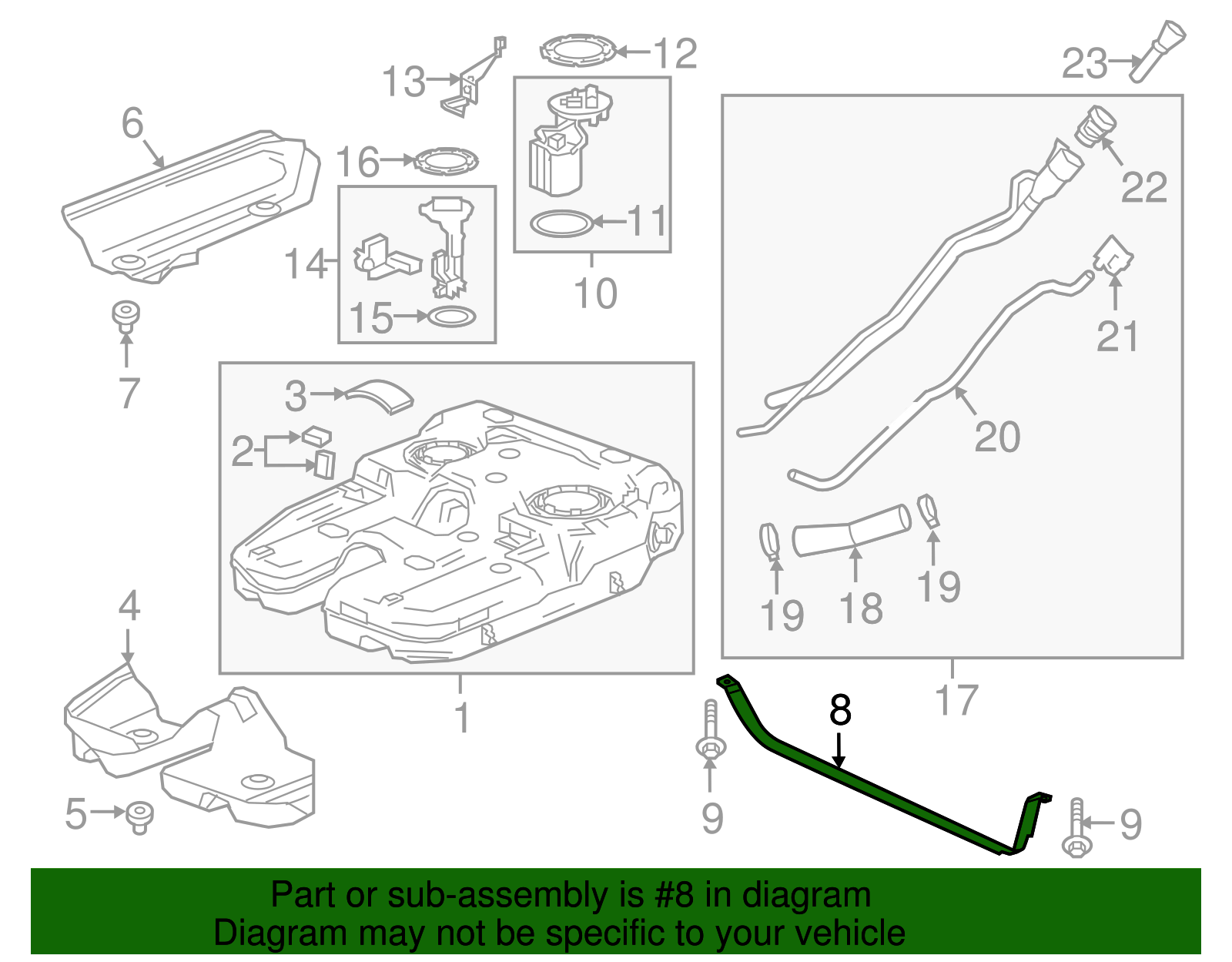 Fuel Tank Strap - GM (84056805)