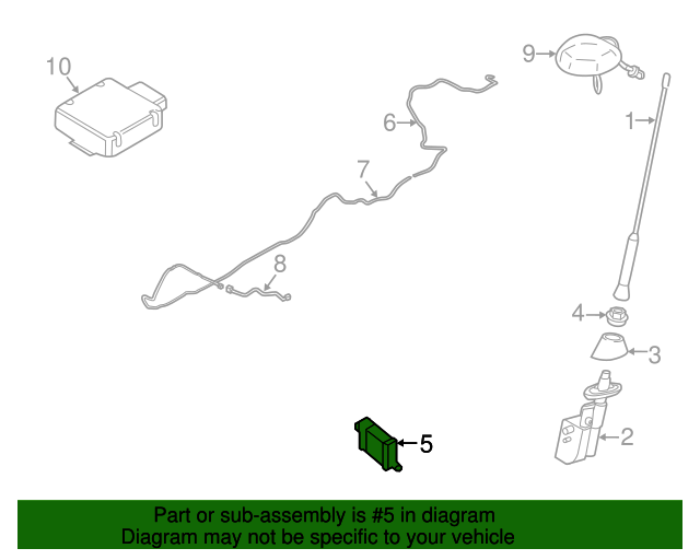 Genuine OEM Ford Part Radio Capacitor GR3Z18K891B Genuine OEM Ford Parts & Accessories