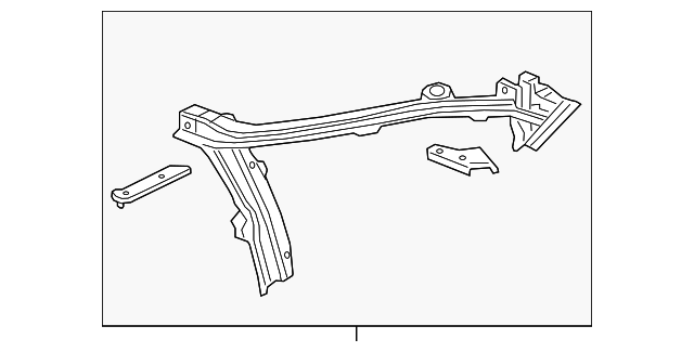 Front Driver Side Upper Tie Bar Extension - GM (84448595)