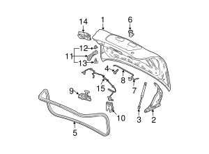 Trunk Lids & Parts for Buick Lucerne for sale