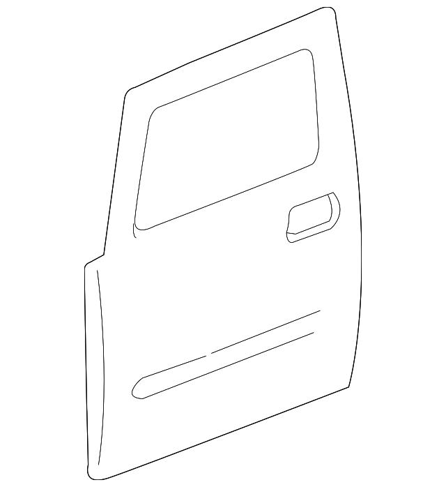 Passenger Side Front Door Outer Panel - GM (15192373)