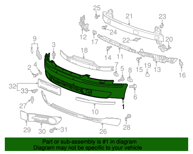 Bumper Cover (Unpainted) 3d0807217cfgru