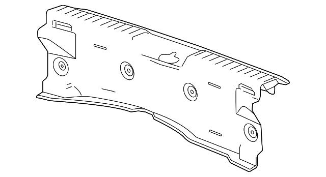 Very Dark Pewter Rear Compartment Sill Plate - GM (96936799)