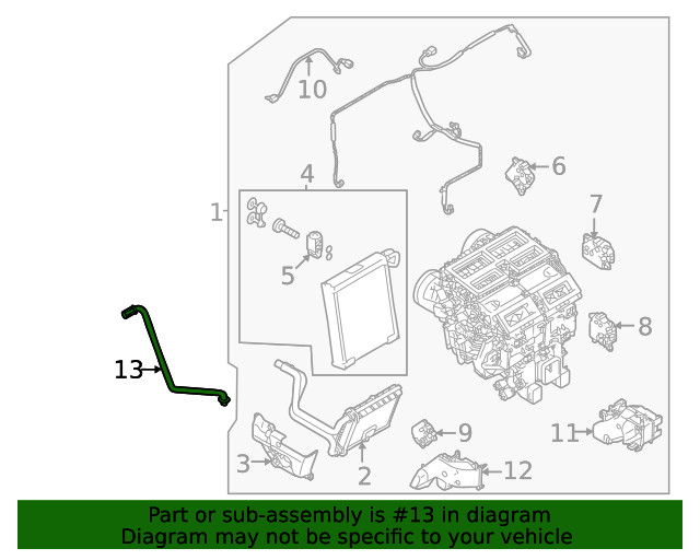 20222024 Mitsubishi Outlander Drain Hose 7810A385 Mitsubishi Parts